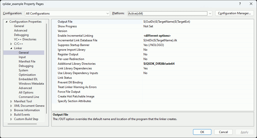 Property Pages Window