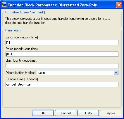 Discretized Zero-Pole