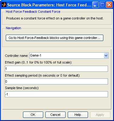 Host Force Feedback Constant Force