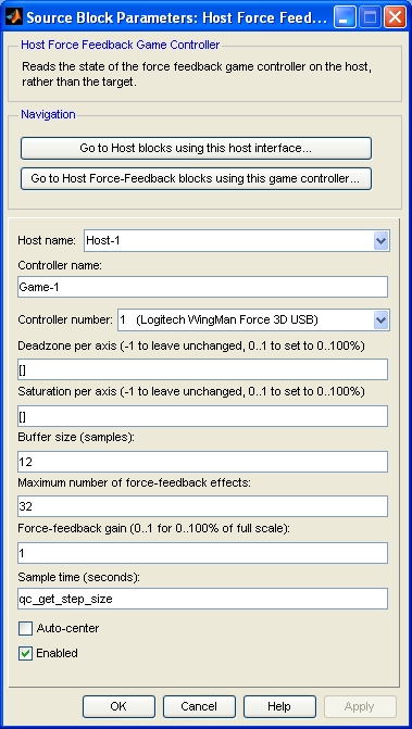 Host Force Feedback Game Controller