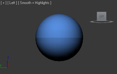 A sphere in 3ds Max divided in half.  The seam is apparent.