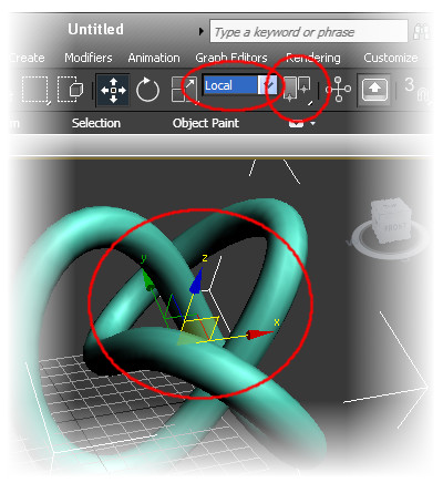 Setting your coordinate system and working pivot.