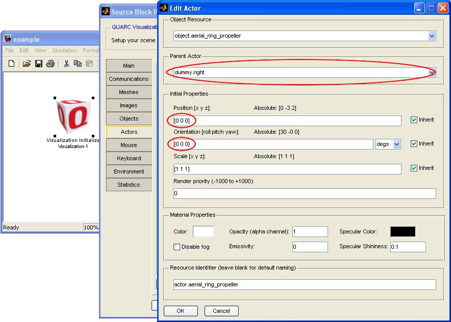 Modifying the propeller actor