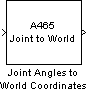 A465 Joint Angles to World Coordinates