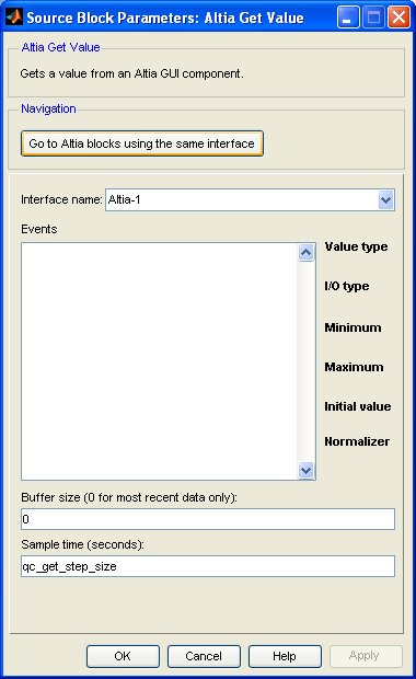 Altia Get Value Parameters