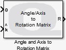 Angle and Axis to Rotation Matrix