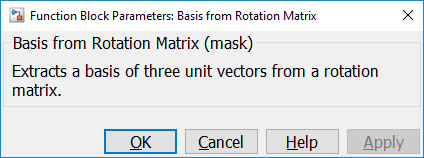 Basis from Rotation Matrix