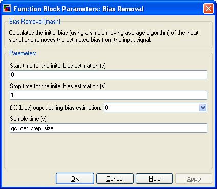 Bias Removal