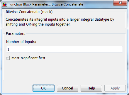 Bitwise Concatenate