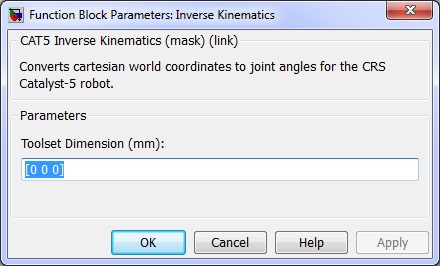 CAT5 Inverse Kinematics