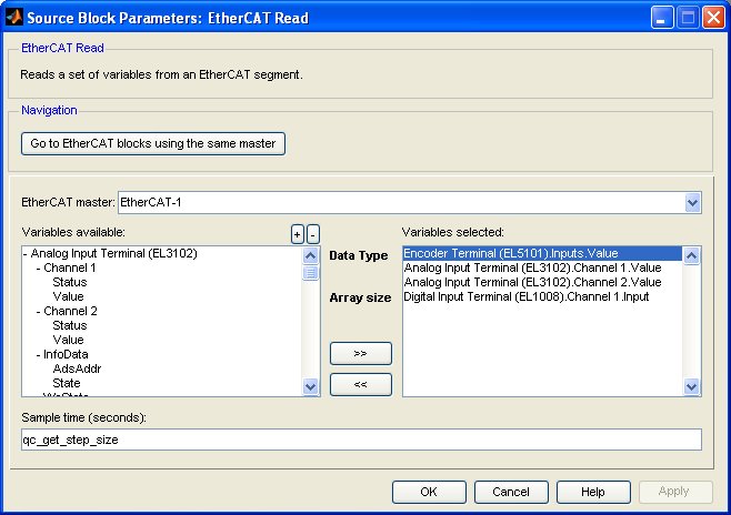 EtherCAT Read