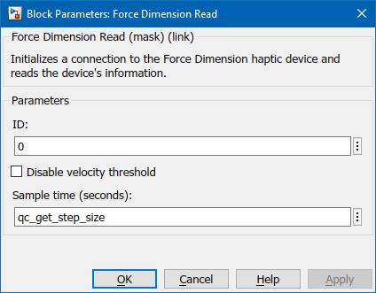 Force Dimension Read