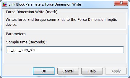 Force Dimension Write