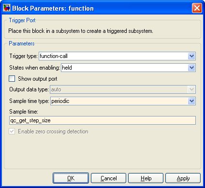 Setting the sample time of a function-call subsystem