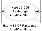 Haptic 3-DOF Pantograph Amplifier Status