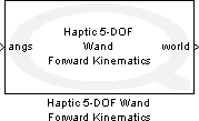 Haptic 5-DOF Wand Forward Kinematics