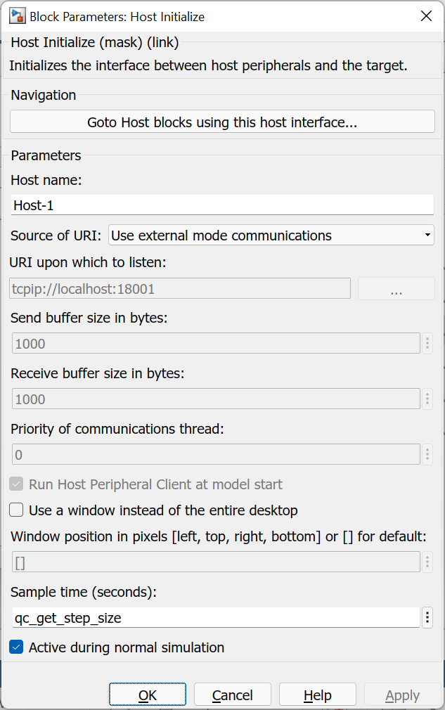 Host Initialize