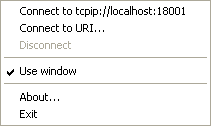 Host Peripheral Client menu