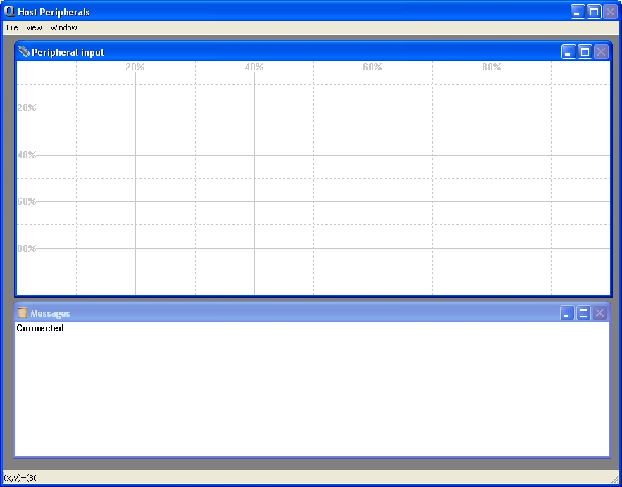 Host Peripheral Client windows