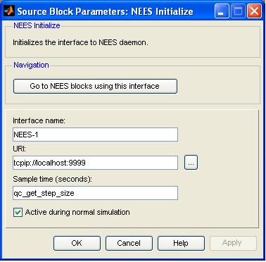 NEES Initialize