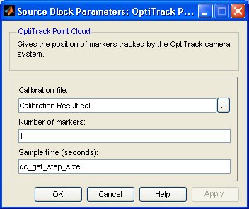 OptiTrack Point Cloud