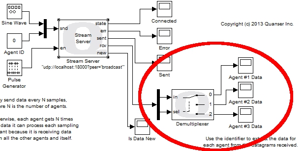 Agent demultiplexing