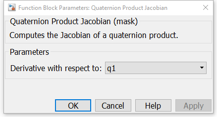 Quaternion Product Jacobian