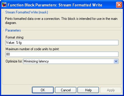 Stream Formatted Write