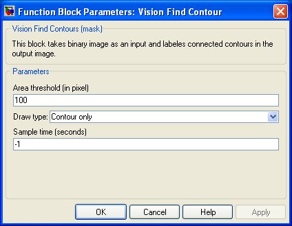 Vision Find Contours