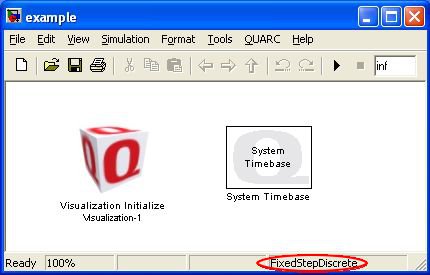 Basic setup for a visualization