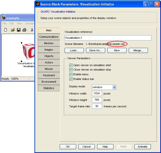 Configuring the scene file location